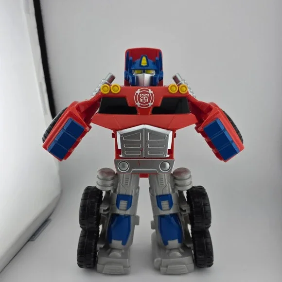 Transformers Rescue Bots Academy Optimus Prime Truck Robot‎ Action Figure Toy - Picture 6 of 10